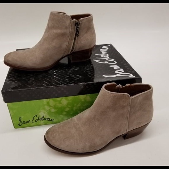 Sam Edelman Shoes - Sam Edelman Petty Women's Beige Leather Ankle Boot